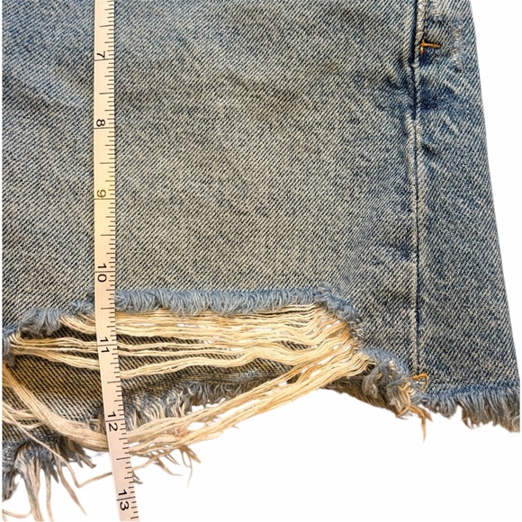 Zara Denim High-Waisted Women Shorts 4 - Picture 4 of 6